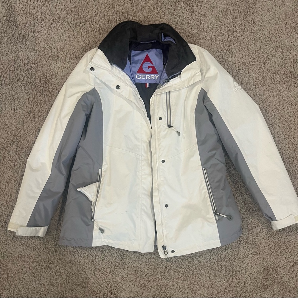 Gerry Ski Jacket White and Gray Jacket